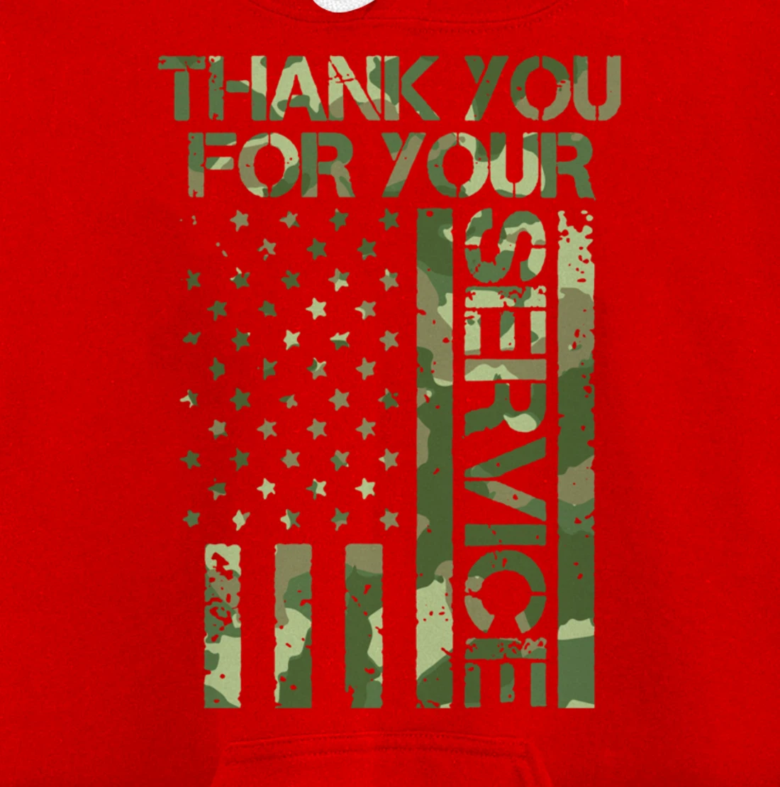 Veterans Day Thank You For Your Service Pullover Hoodie