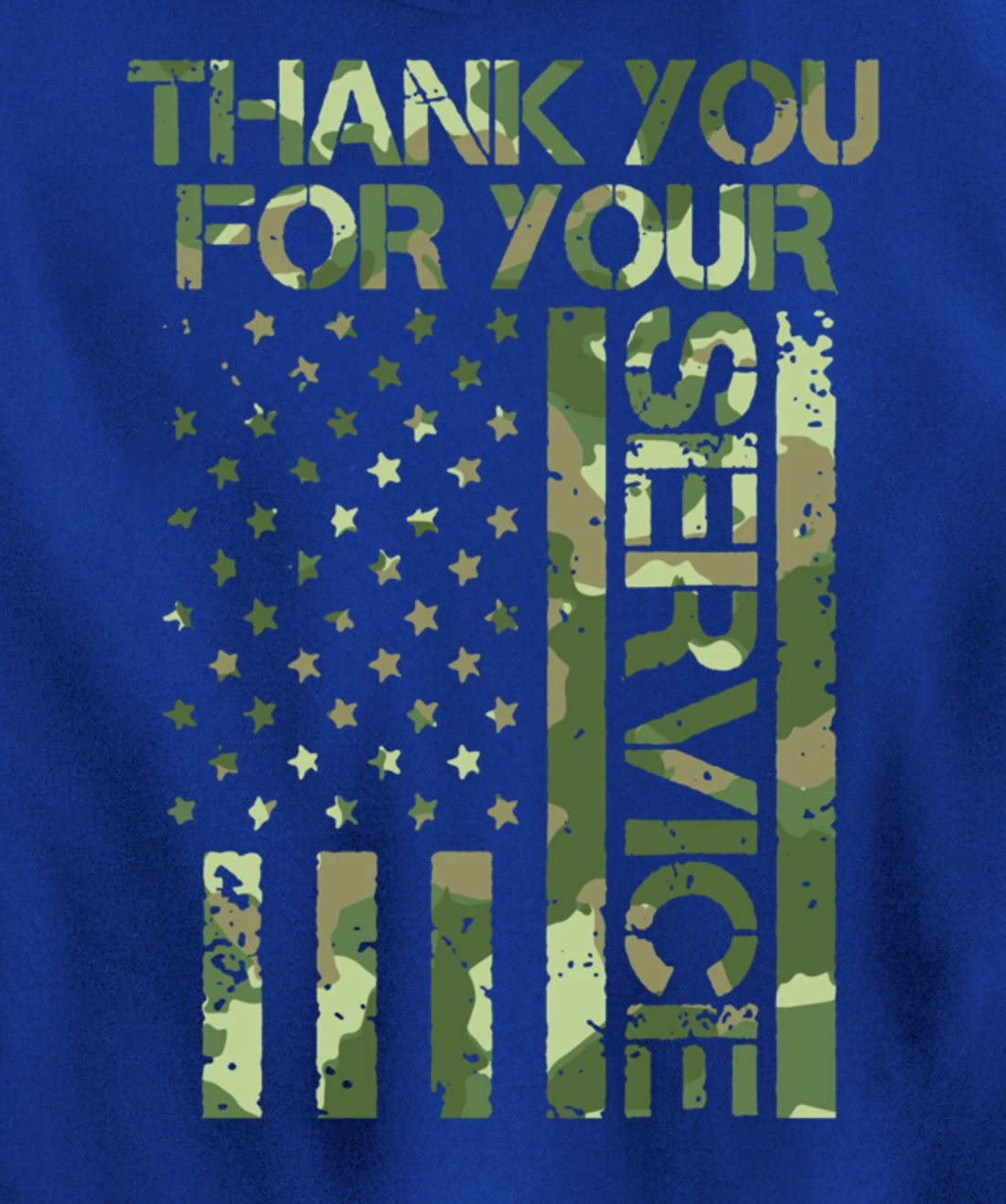 Veterans Day Thank You For Your Service Pullover Hoodie