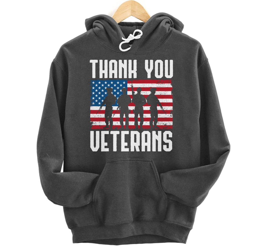 Veterans Day Thank You For Your Service Pullover Hoodie