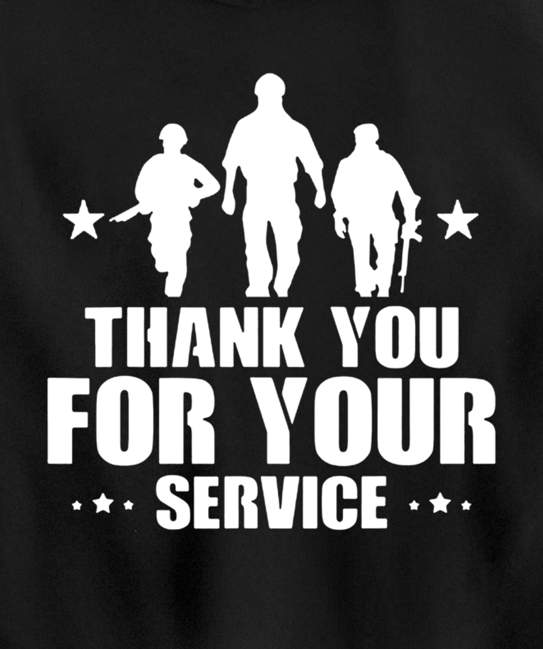 Veterans Day Thank You For Your Service Pullover Hoodie