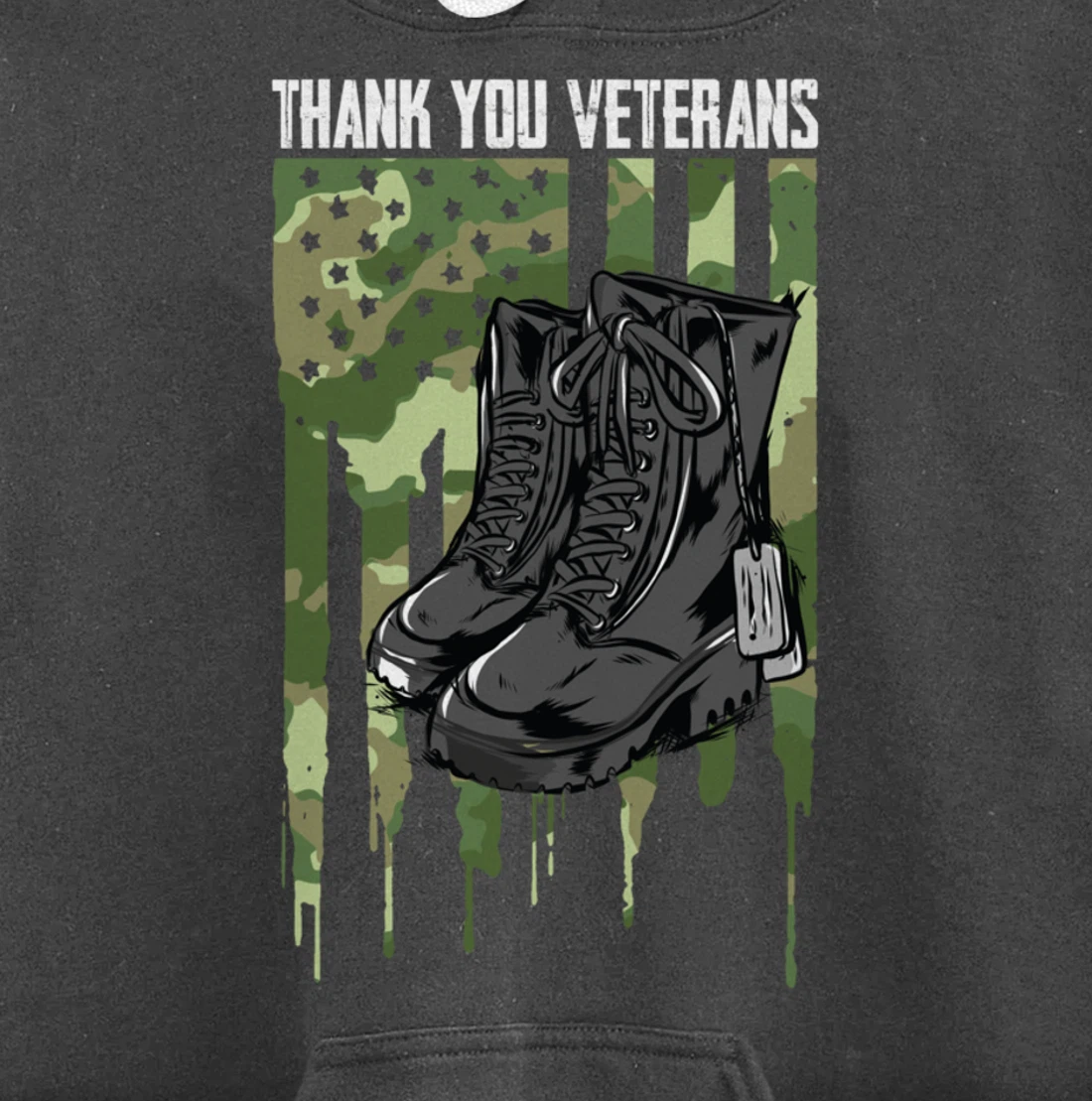 Veterans Day Thank You For Your Service Pullover Hoodie