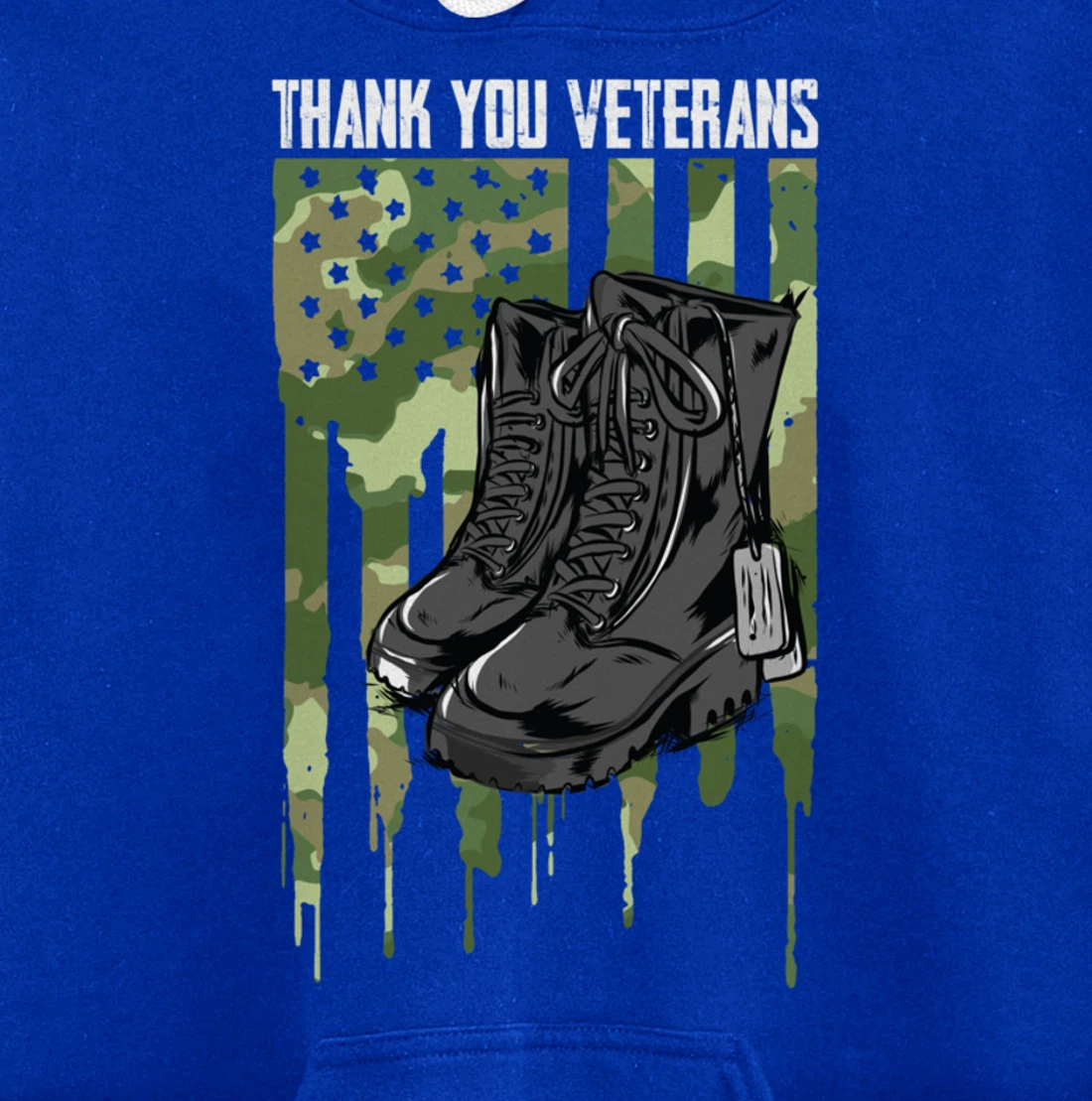 Veterans Day Thank You For Your Service Pullover Hoodie