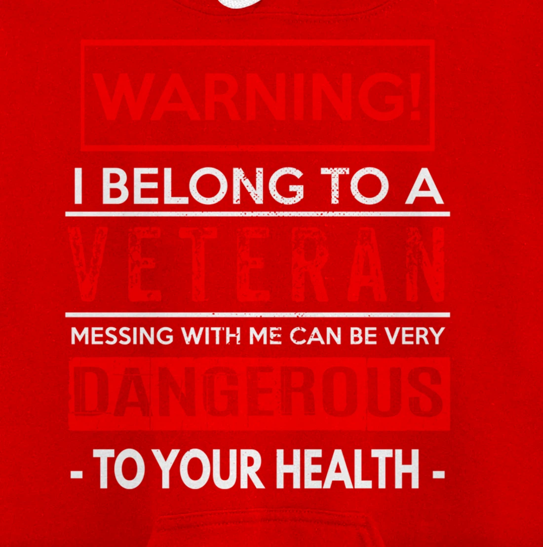 I Belong To A Veteran Proud Military Wife Veterans Day Pullover Hoodie