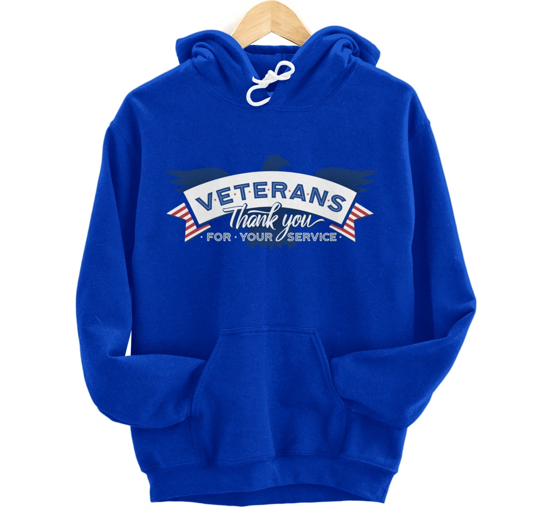 Veterans Day Thank You For Your Service Pullover Hoodie