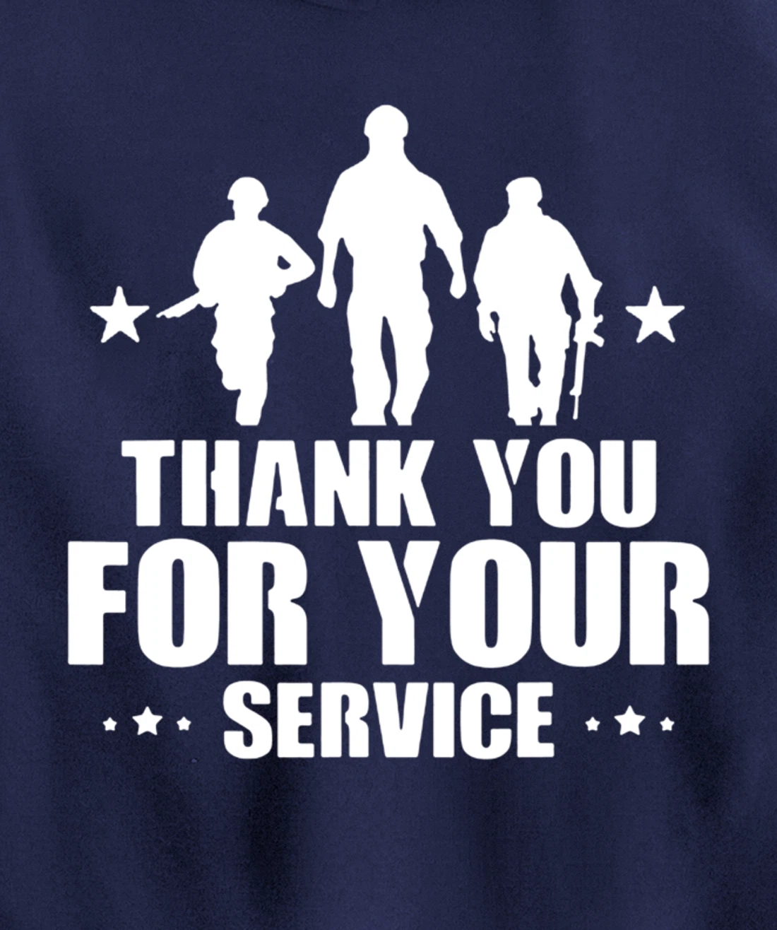 Veterans Day Thank You For Your Service Pullover Hoodie