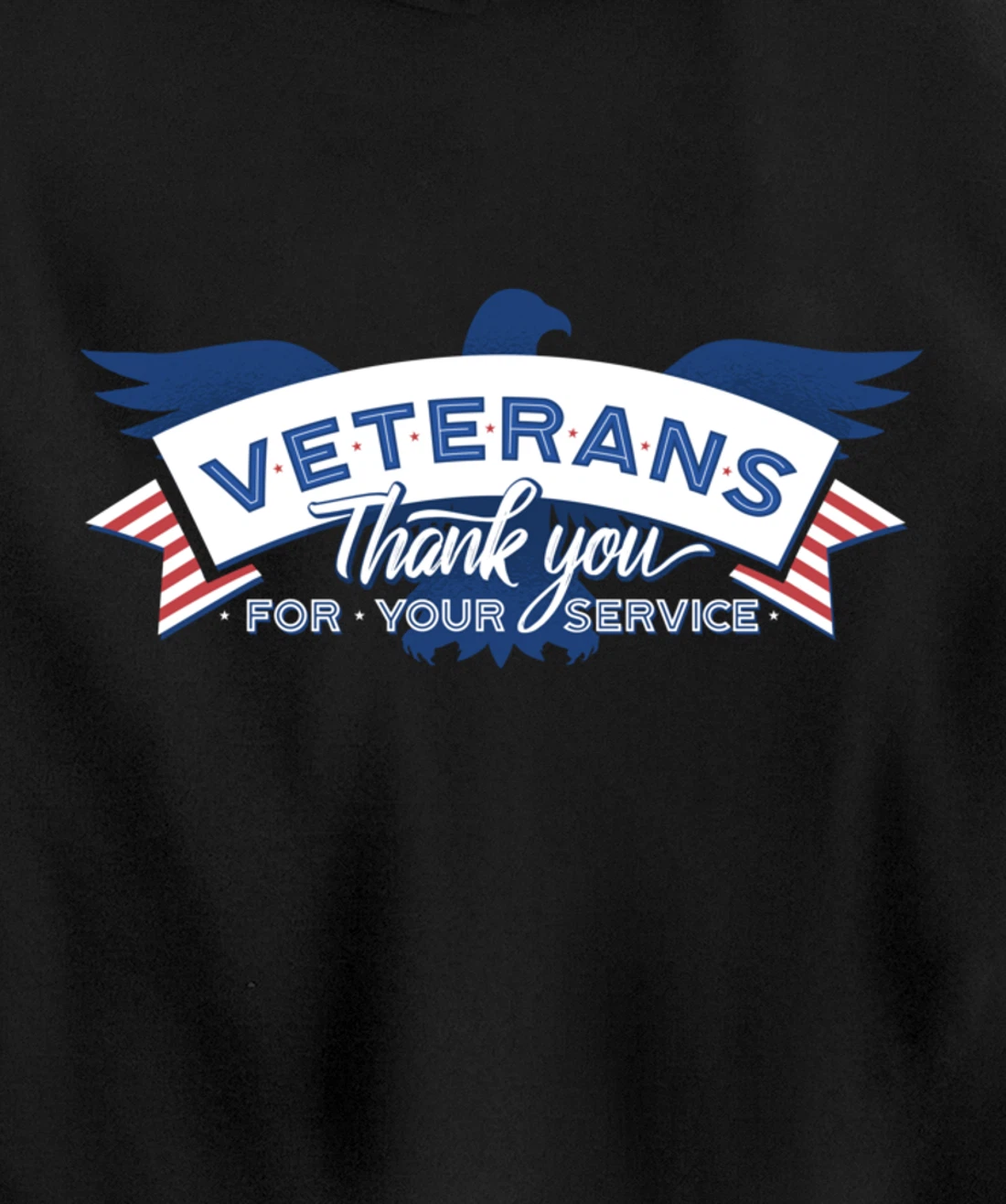 Veterans Day Thank You For Your Service Pullover Hoodie
