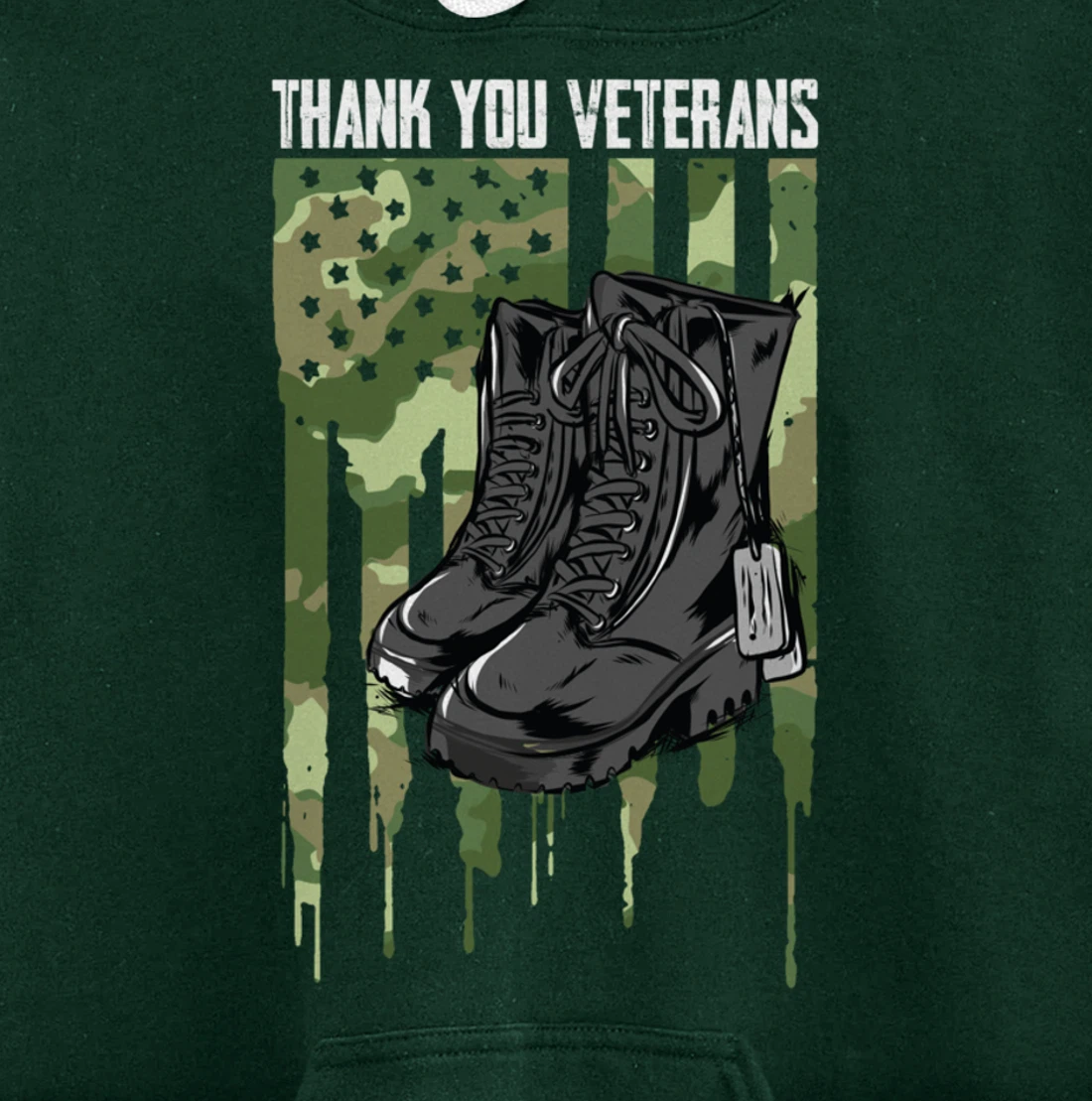 Veterans Day Thank You For Your Service Pullover Hoodie