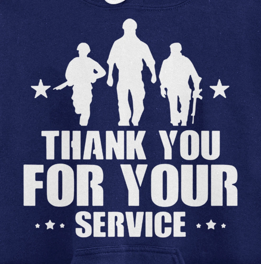 Veterans Day Thank You For Your Service Pullover Hoodie