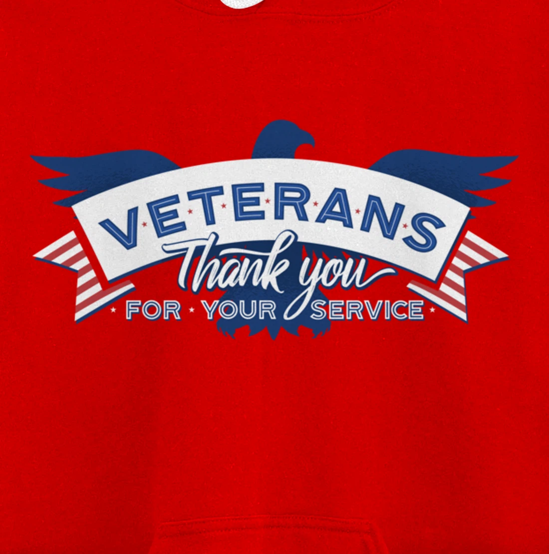 Veterans Day Thank You For Your Service Pullover Hoodie