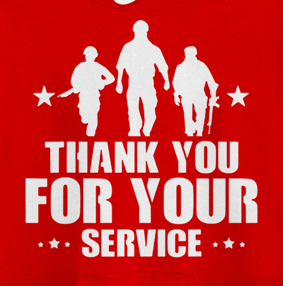 Veterans Day Thank You For Your Service Pullover Hoodie
