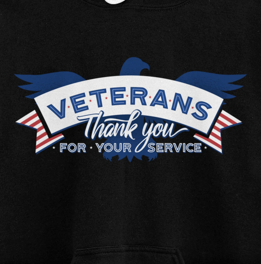 Veterans Day Thank You For Your Service Pullover Hoodie