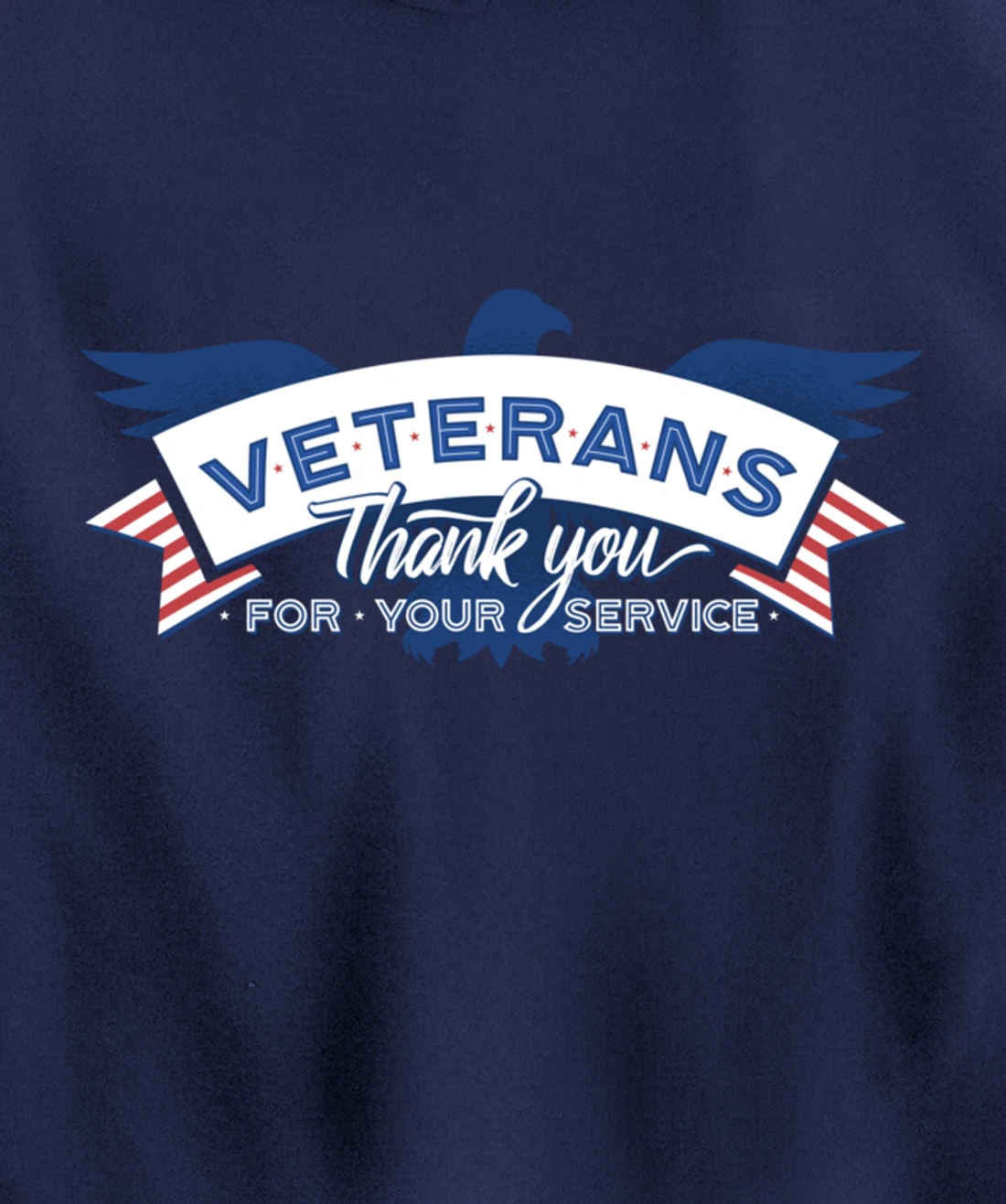Veterans Day Thank You For Your Service Pullover Hoodie