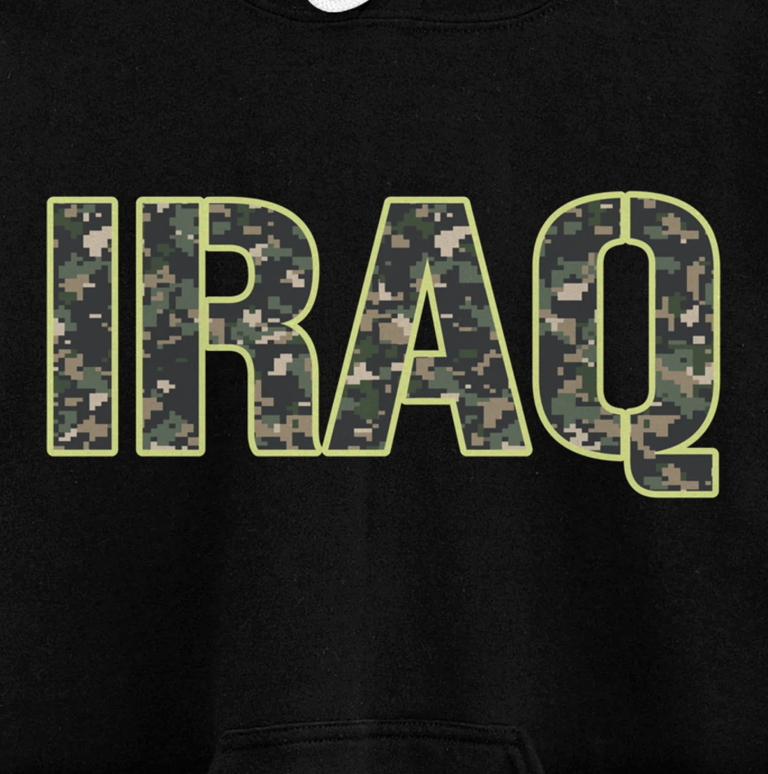 Iraq Veteran Veterans Day Camou flage Military Army Soldier Pullover Hoodie
