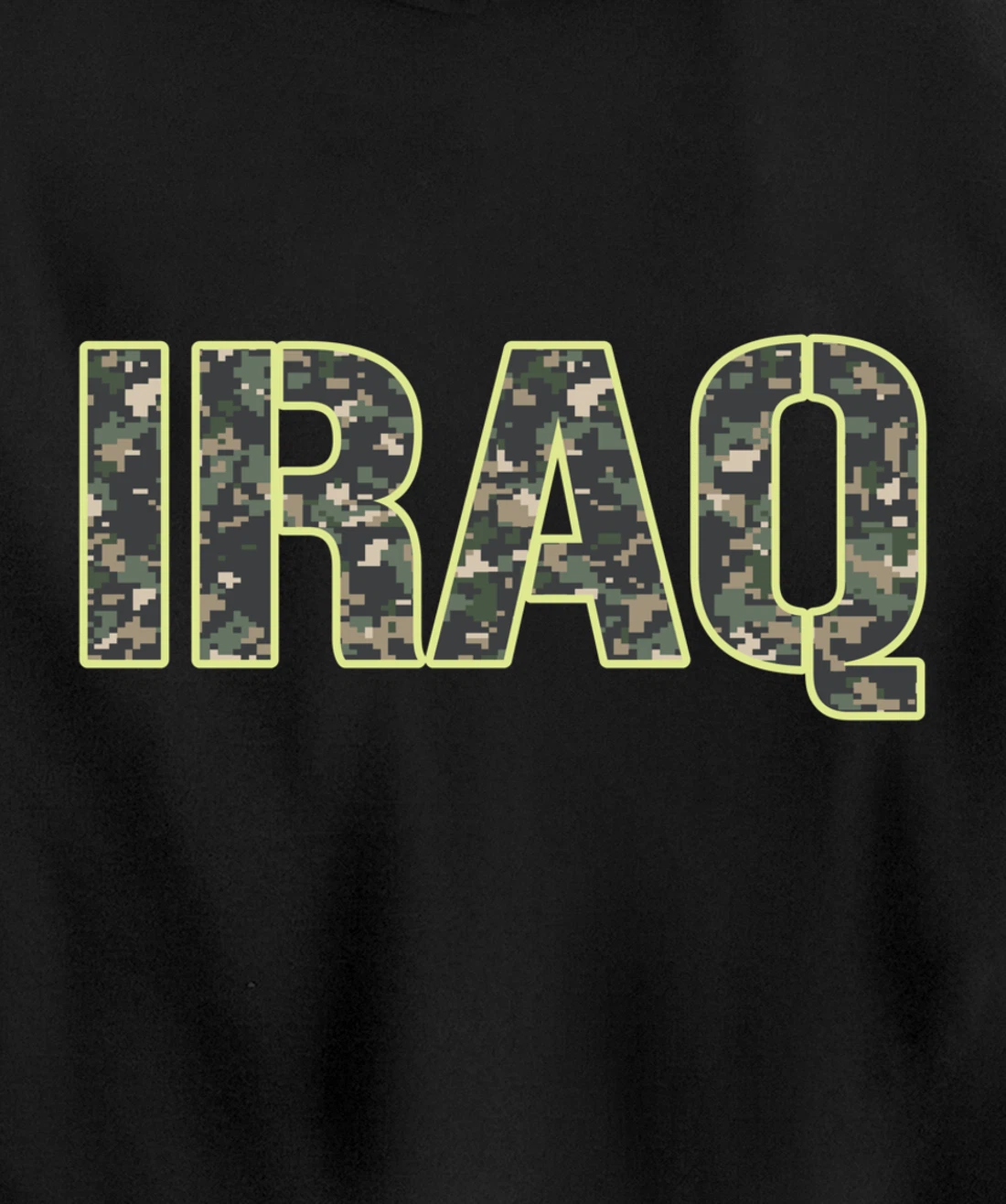 Iraq Veteran Veterans Day Camou flage Military Army Soldier Pullover Hoodie