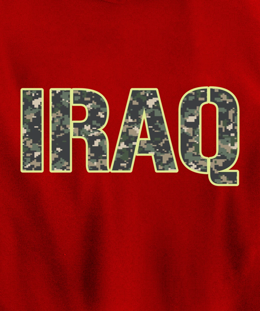 Iraq Veteran Veterans Day Camou flage Military Army Soldier Pullover Hoodie