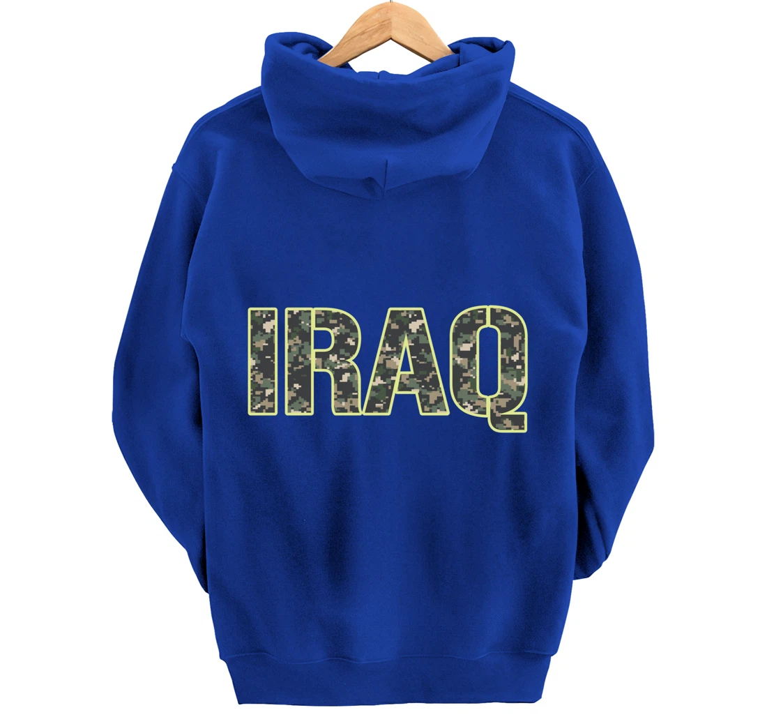 Iraq Veteran Veterans Day Camou flage Military Army Soldier Pullover Hoodie