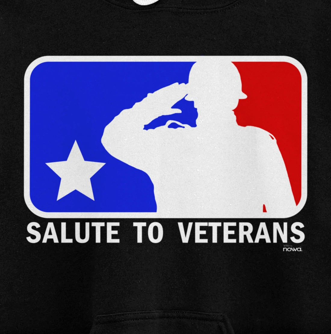 PUBLIC HOLIDAY PATRIOT SALUT TO VETERANS LOGO Pullover Hoodie