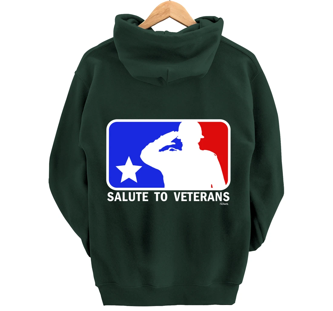 PUBLIC HOLIDAY PATRIOT SALUT TO VETERANS LOGO Pullover Hoodie
