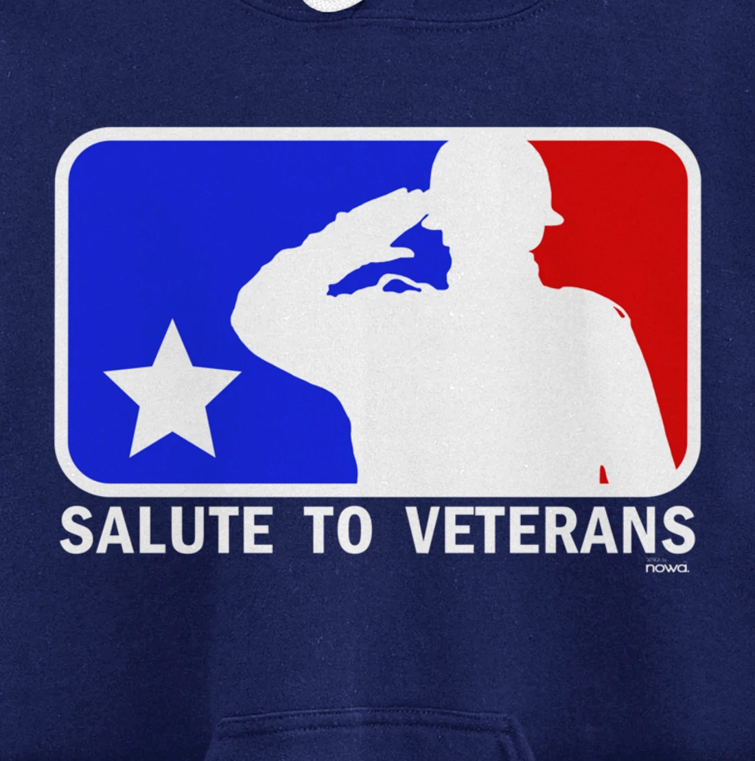 PUBLIC HOLIDAY PATRIOT SALUT TO VETERANS LOGO Pullover Hoodie