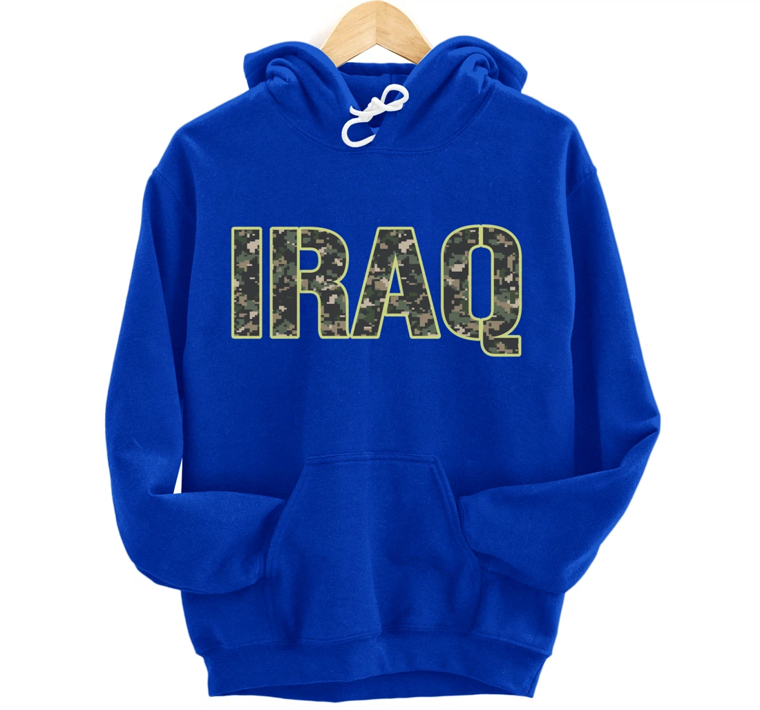 Iraq Veteran Veterans Day Camou flage Military Army Soldier Pullover Hoodie