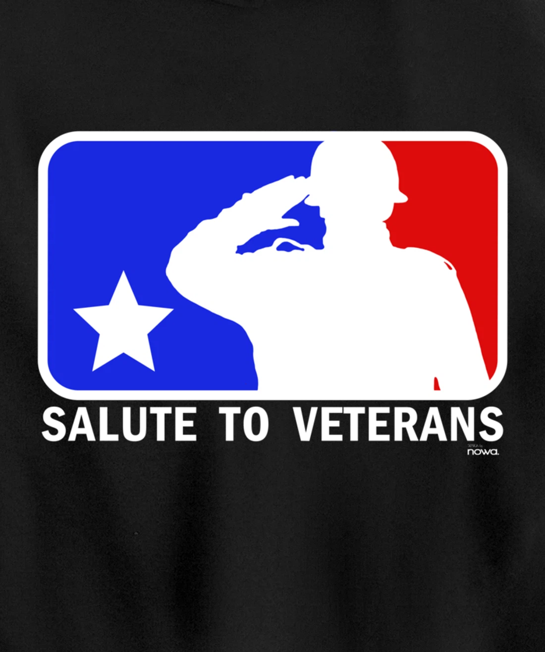 PUBLIC HOLIDAY PATRIOT SALUT TO VETERANS LOGO Pullover Hoodie