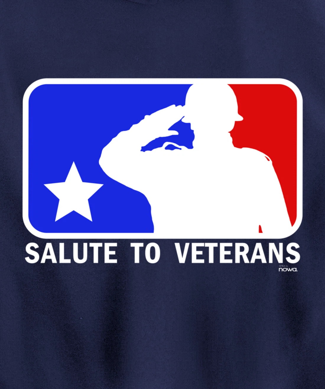 PUBLIC HOLIDAY PATRIOT SALUT TO VETERANS LOGO Pullover Hoodie