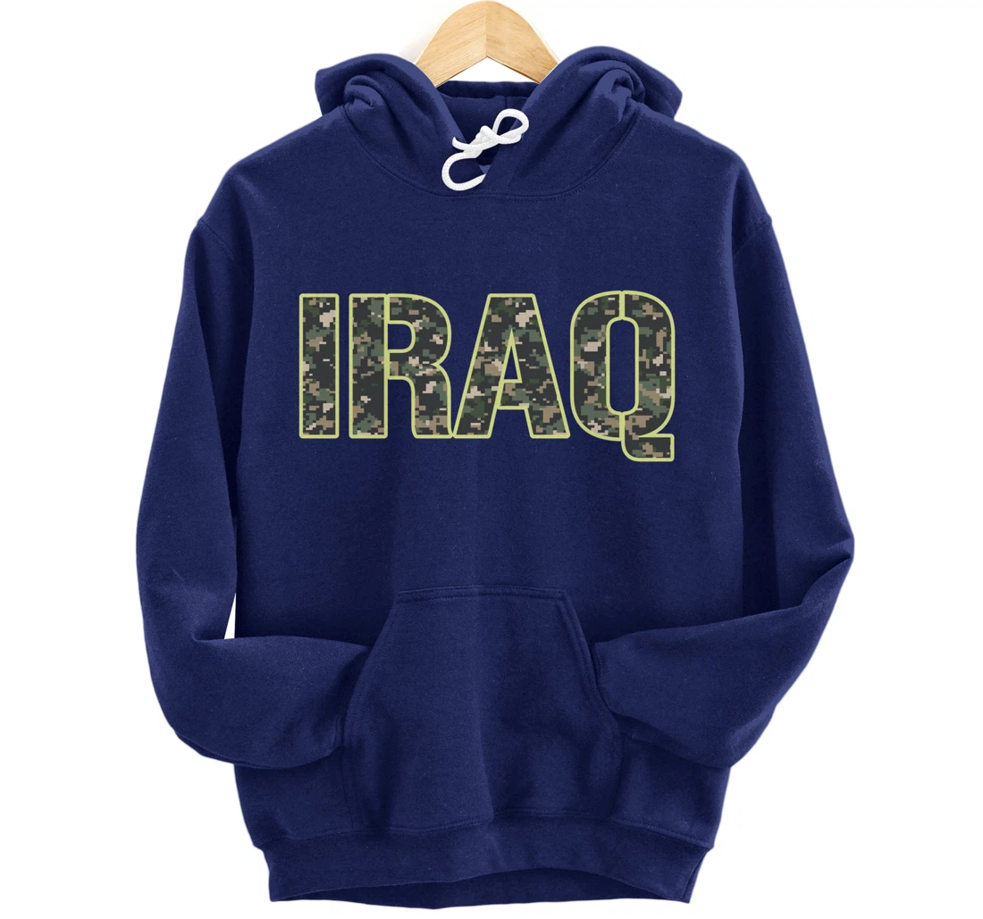 Iraq Veteran Veterans Day Camou flage Military Army Soldier Pullover Hoodie