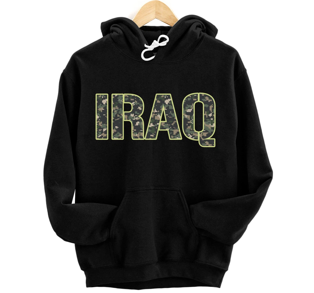 Iraq Veteran Veterans Day Camou flage Military Army Soldier Pullover Hoodie