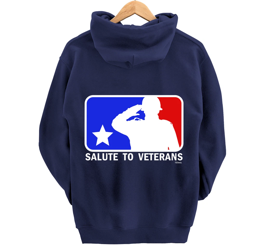 PUBLIC HOLIDAY PATRIOT SALUT TO VETERANS LOGO Pullover Hoodie
