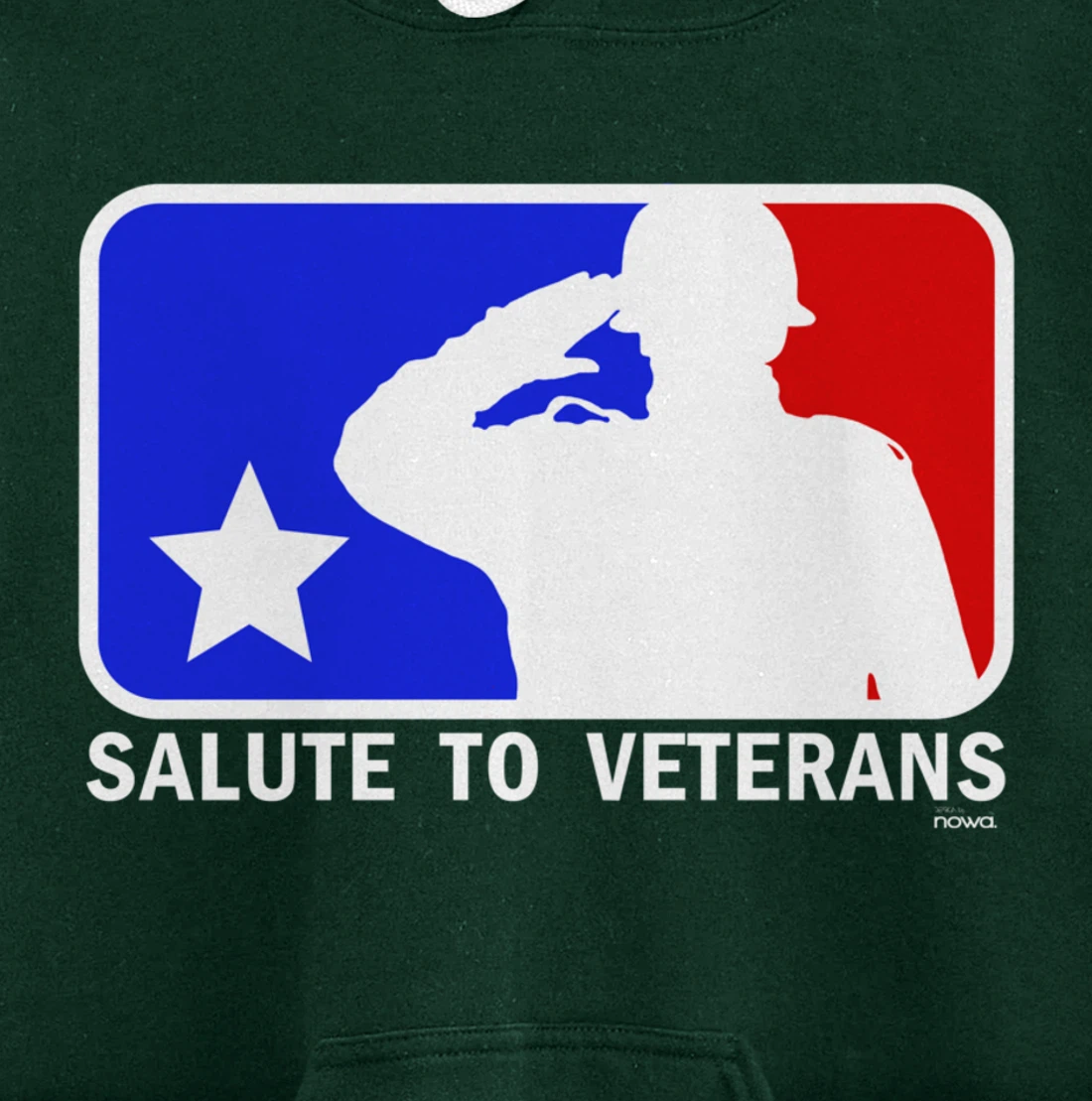 PUBLIC HOLIDAY PATRIOT SALUT TO VETERANS LOGO Pullover Hoodie