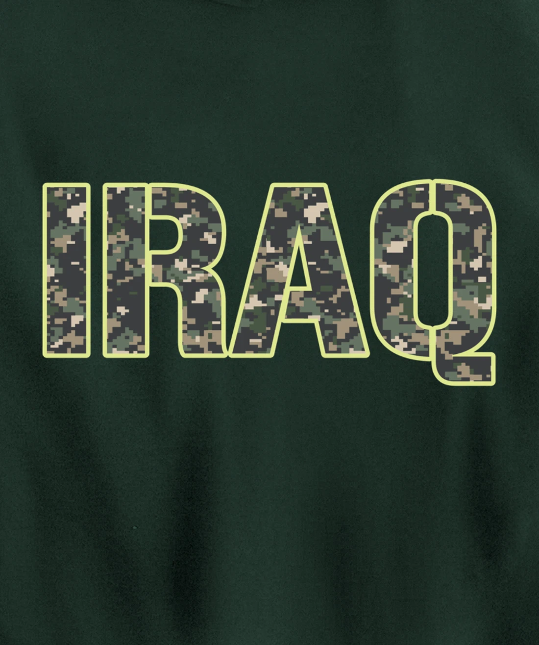 Iraq Veteran Veterans Day Camou flage Military Army Soldier Pullover Hoodie