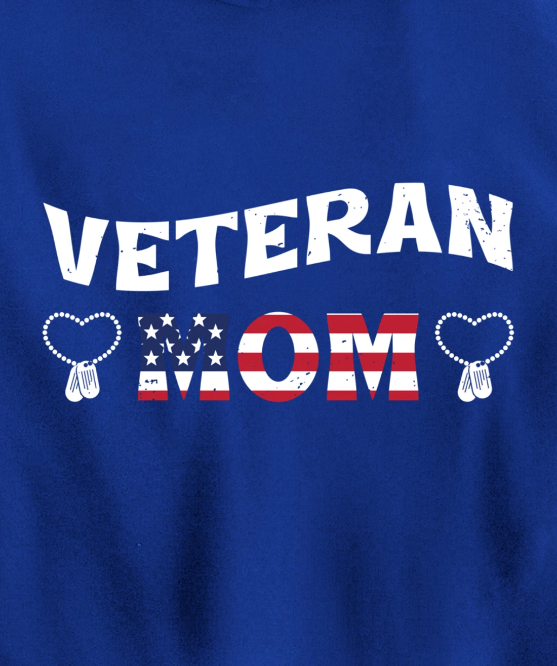 Veteran Mom, US Military Service, Happy Veterans Day Pullover Hoodie