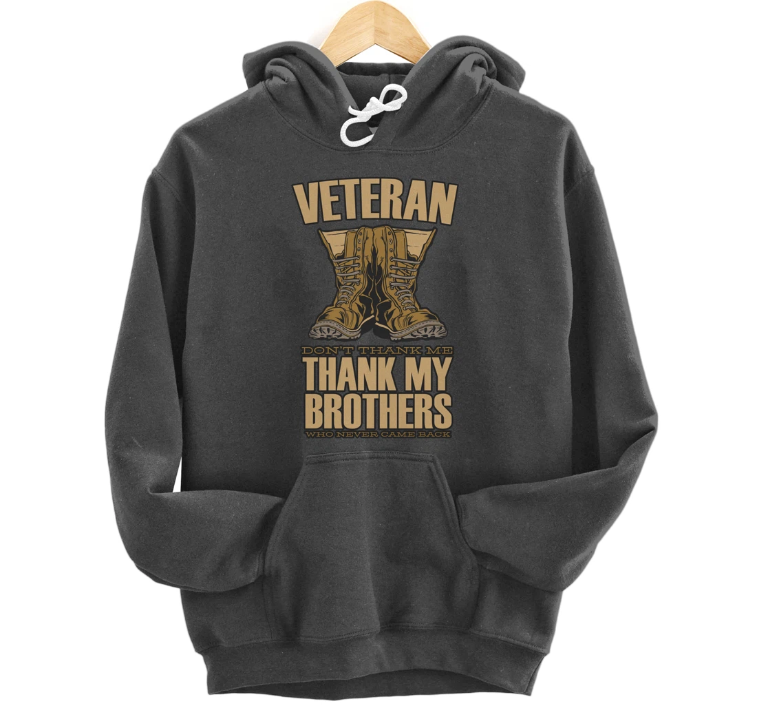 Veteran Tag United States Of America Soldiers Boots Pullover Hoodie