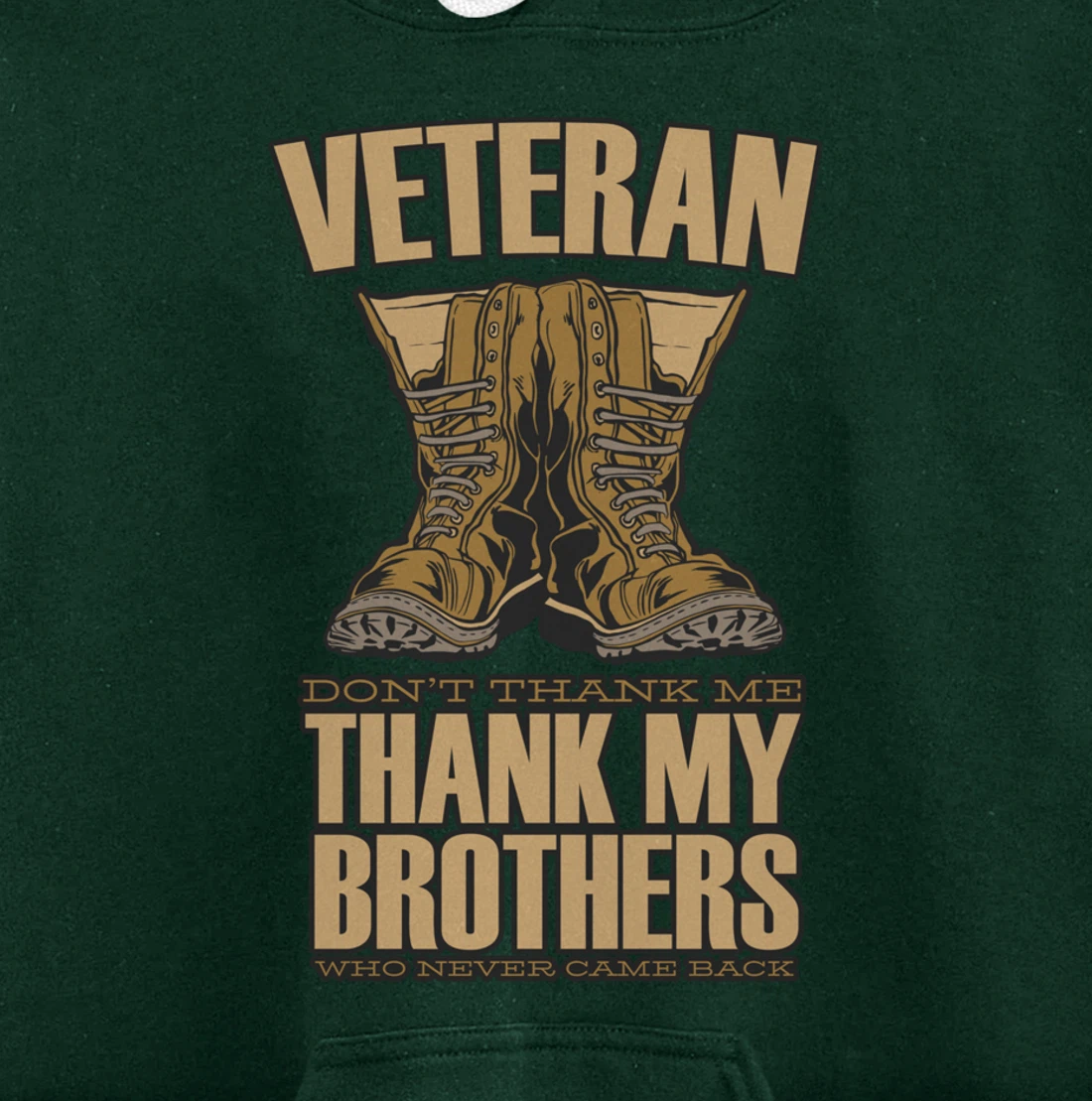 Veteran Tag United States Of America Soldiers Boots Pullover Hoodie