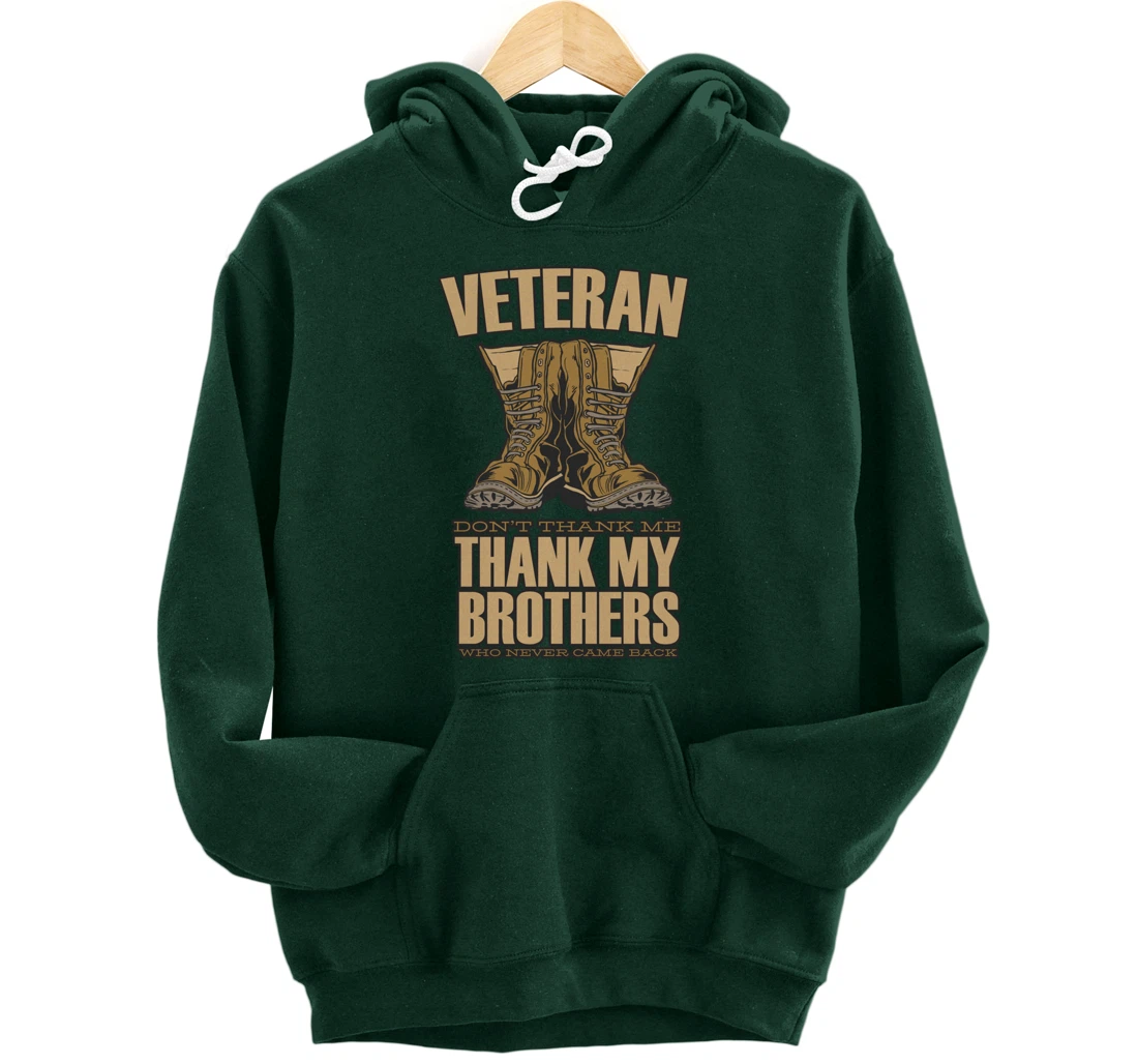 Veteran Tag United States Of America Soldiers Boots Pullover Hoodie