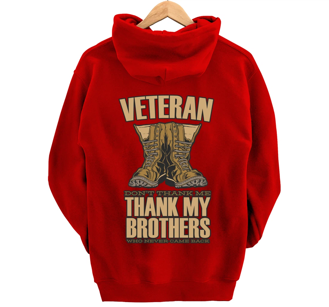 Veteran Tag United States Of America Soldiers Boots Pullover Hoodie