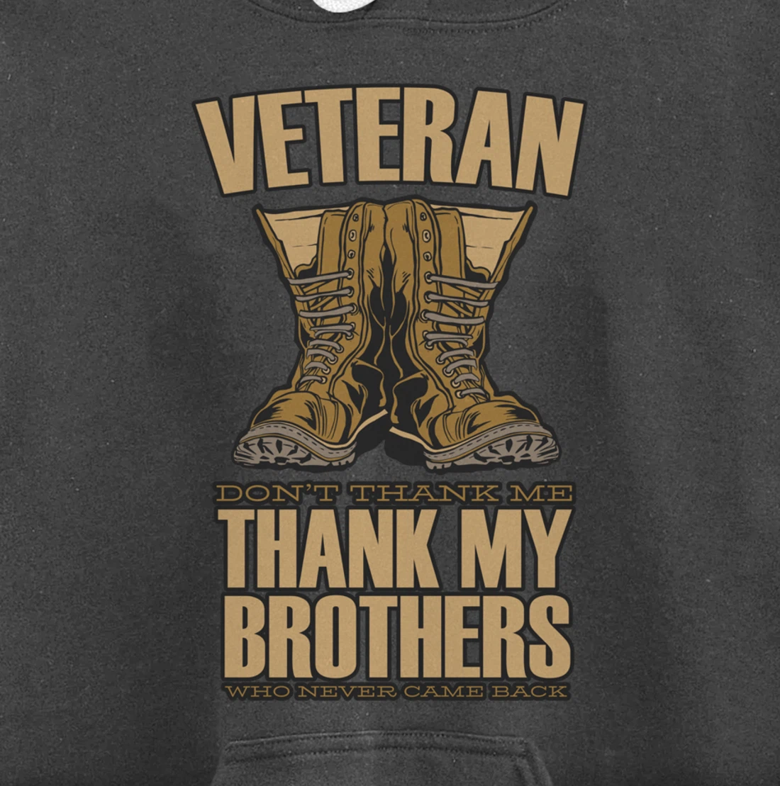 Veteran Tag United States Of America Soldiers Boots Pullover Hoodie