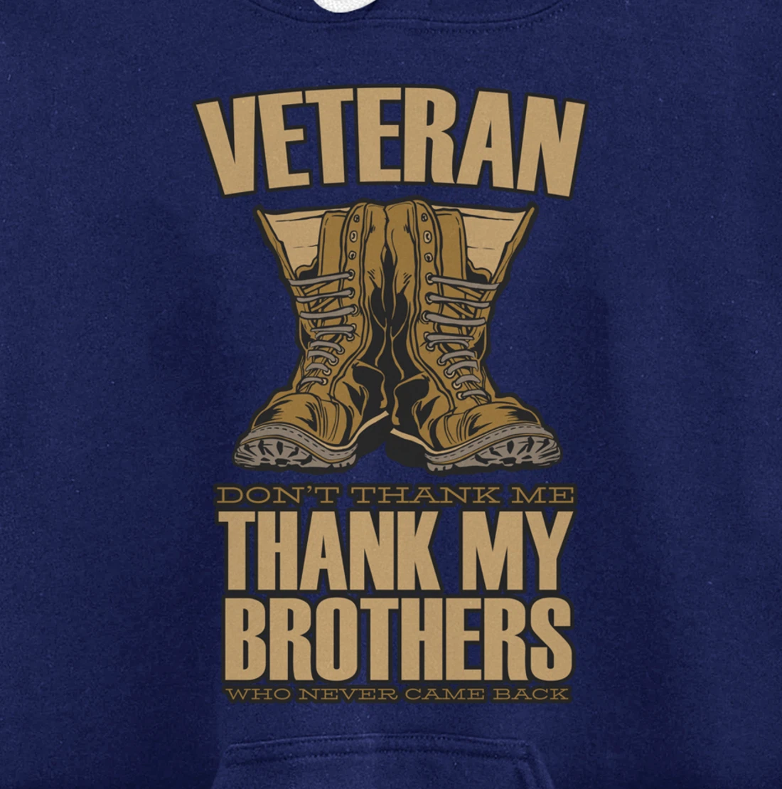 Veteran Tag United States Of America Soldiers Boots Pullover Hoodie