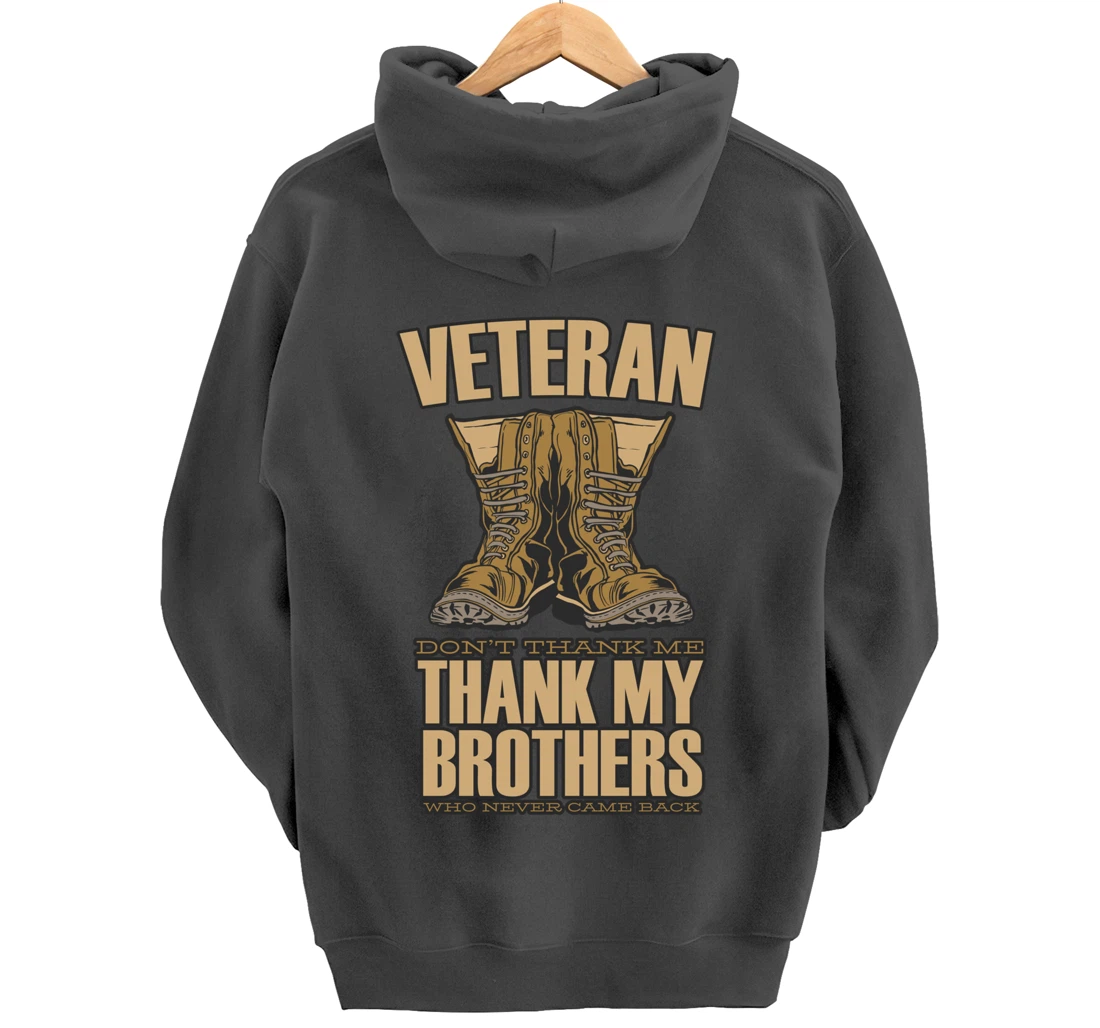 Veteran Tag United States Of America Soldiers Boots Pullover Hoodie