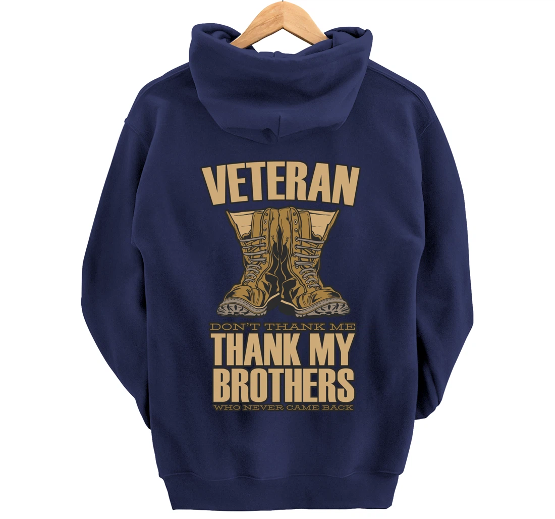 Veteran Tag United States Of America Soldiers Boots Pullover Hoodie
