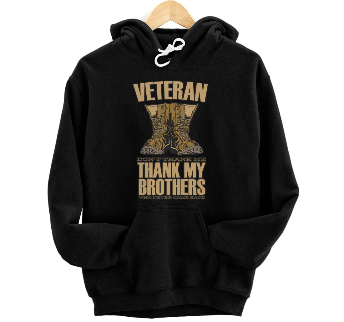 Veteran Tag United States Of America Soldiers Boots Pullover Hoodie