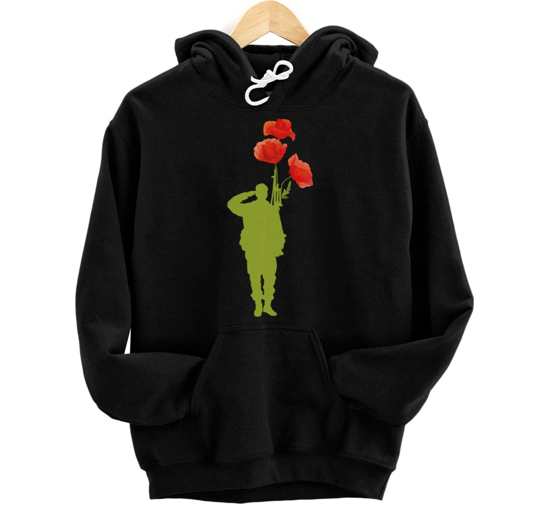 British Legion Poppy Veterans Day Pullover Hoodie