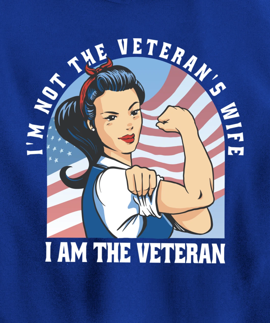 Woman Veteran - Veteran's Day Quote Saying Pullover Hoodie