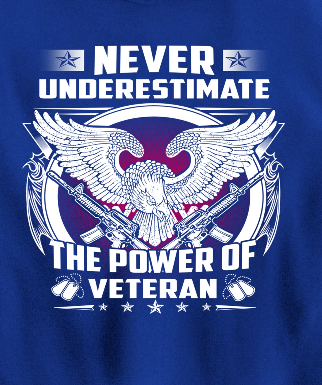 Veteran Gift for Vietnam Iraq Afghan Heros Eagle Pullover Hoodie
