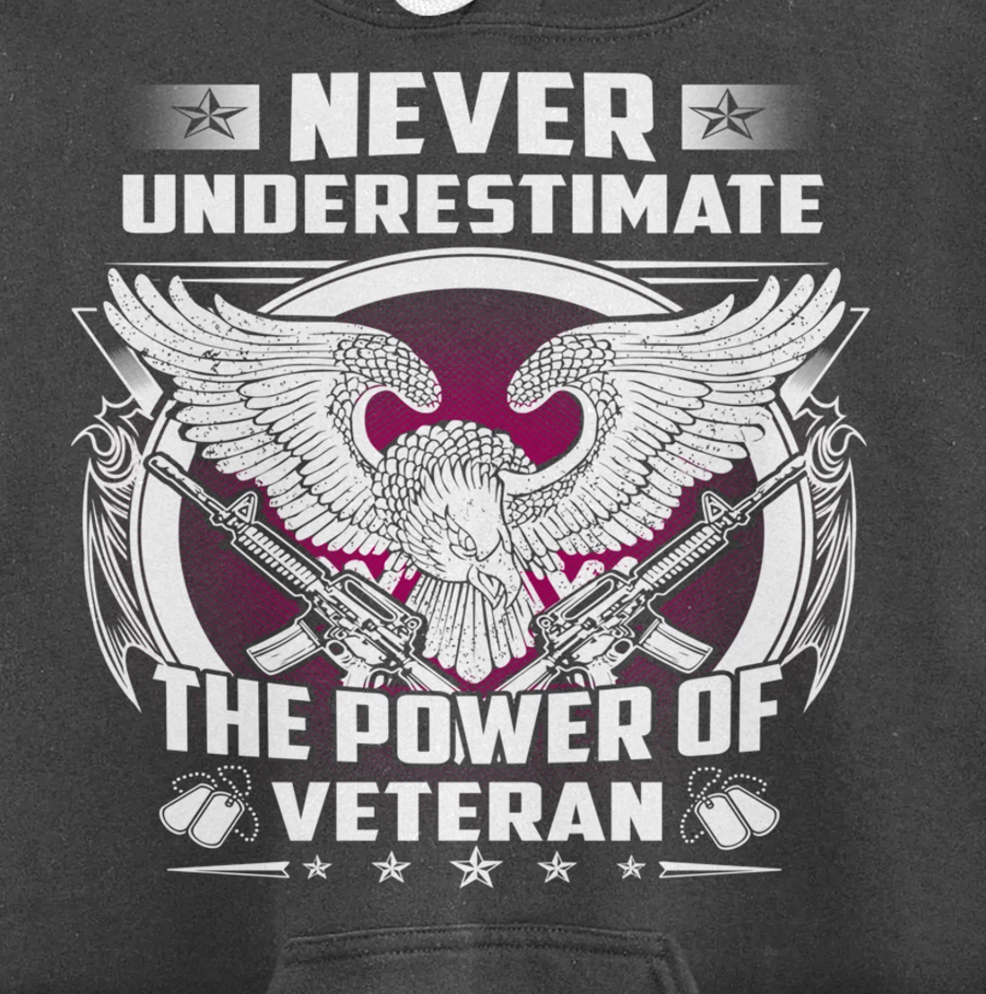 Veteran Gift for Vietnam Iraq Afghan Heros Eagle Pullover Hoodie