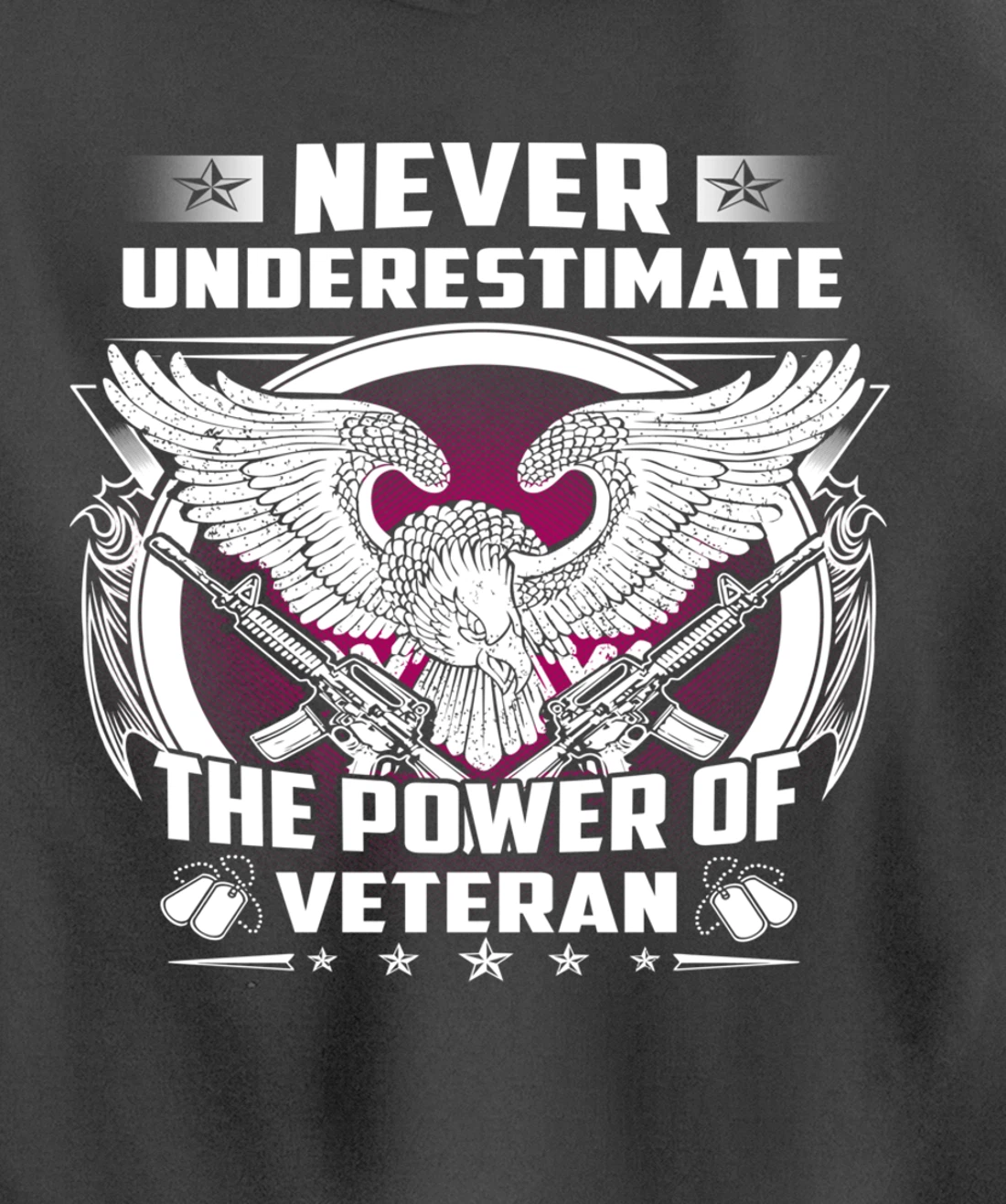 Veteran Gift for Vietnam Iraq Afghan Heros Eagle Pullover Hoodie