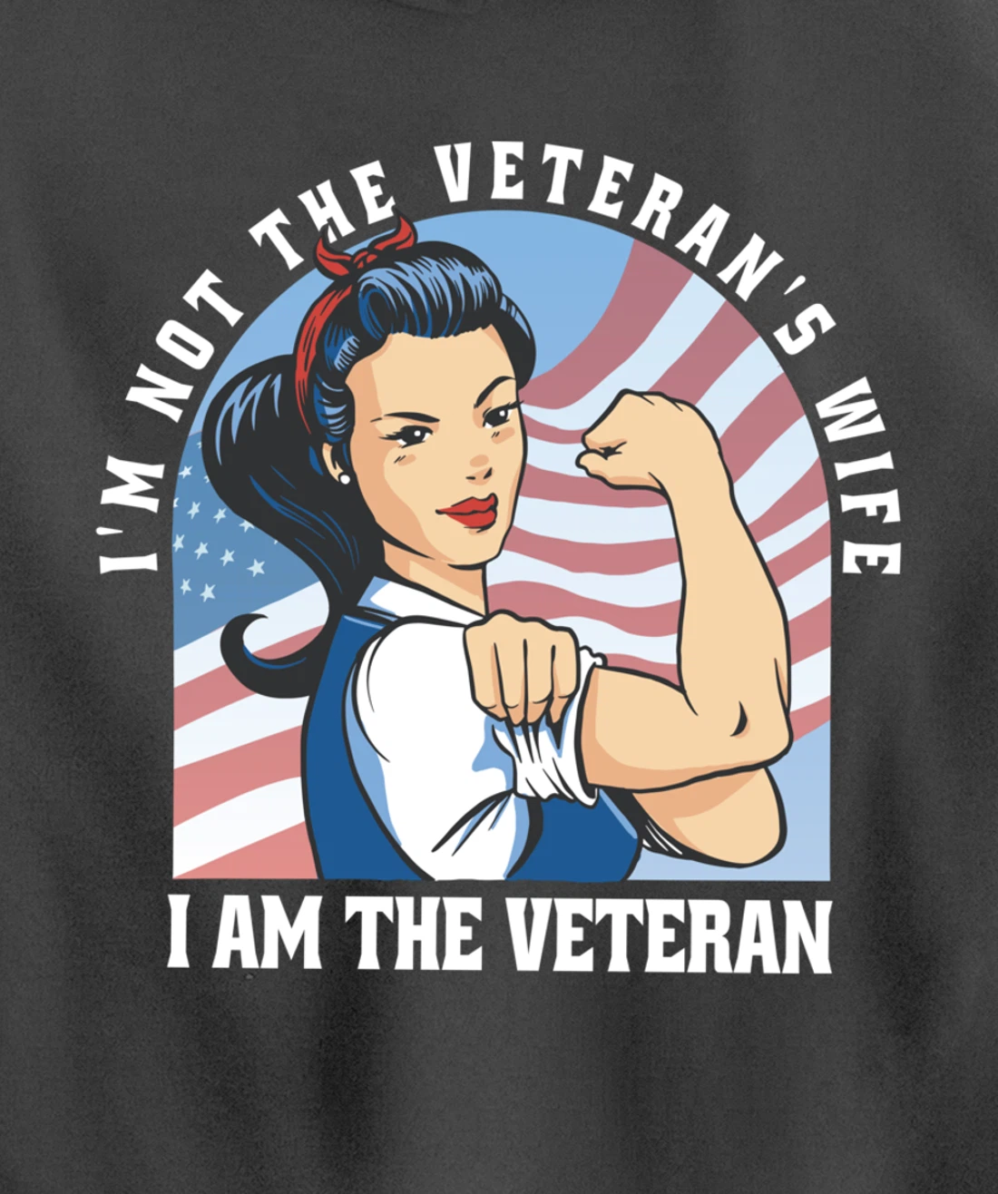 Woman Veteran - Veteran's Day Quote Saying Pullover Hoodie