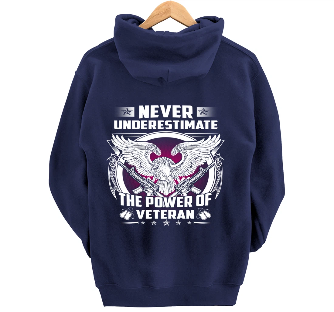 Veteran Gift for Vietnam Iraq Afghan Heros Eagle Pullover Hoodie