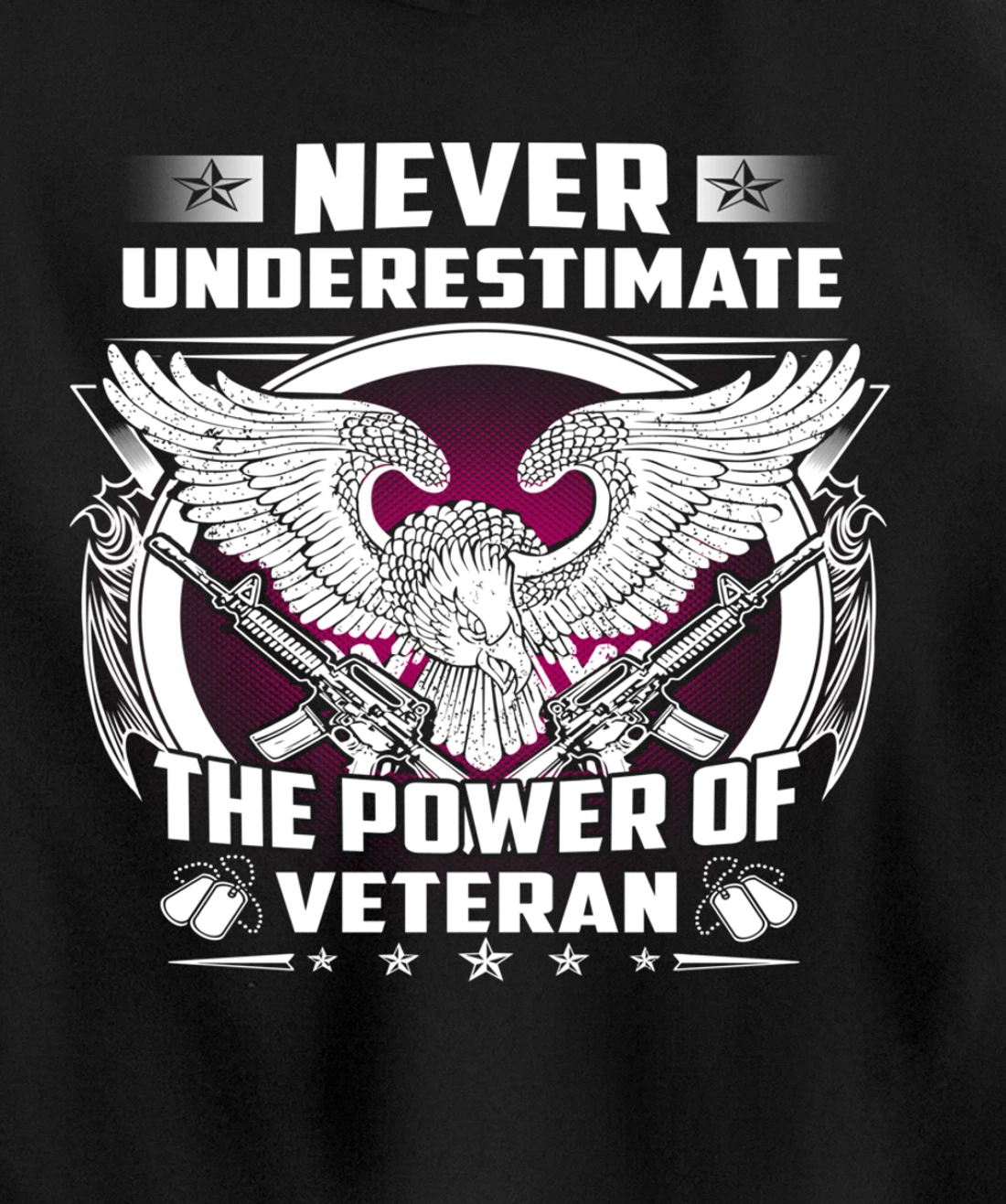 Veteran Gift for Vietnam Iraq Afghan Heros Eagle Pullover Hoodie