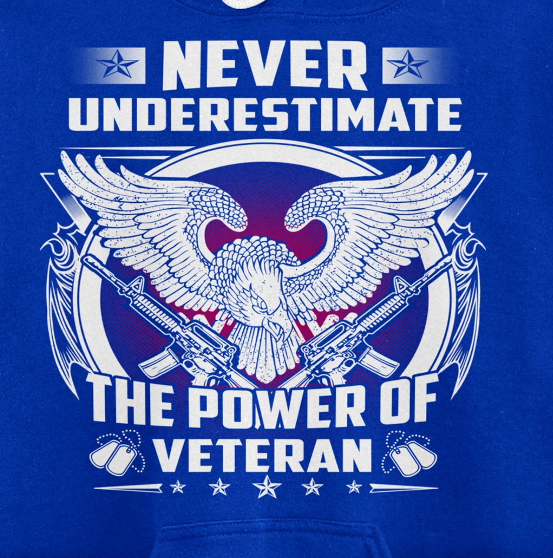 Veteran Gift for Vietnam Iraq Afghan Heros Eagle Pullover Hoodie